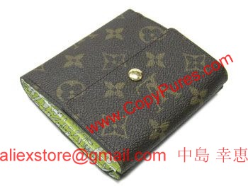 LOUIS VUITTON　ルイヴィトン　モノグラム・フルリ　LV　フラワー・モチーフ　ヴェール　Wホック財布　ポルトフォイユ・エリーズ　M60237